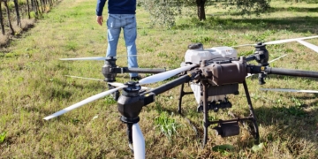 Agricoltura 4.0 in Umbria: Basalti Orvieto lancia il servizio di distribuzione con drone per la Farina di Basalto®