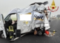 Incidente sulla A1: scontro tra furgone e due tir tra Attigliano e Orte