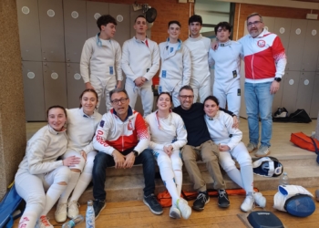 Uisp Scherma Orvieto: Due Ori e Due Bronzi ai regionali Gold Assoluti, U20 e U17 e 11 qualificati alle gare Nazionali