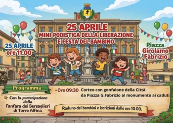 25 aprile ad Acquapendente con la mini podistica della Liberazione