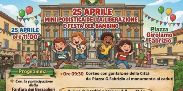 25 aprile ad Acquapendente con la mini podistica della Liberazione