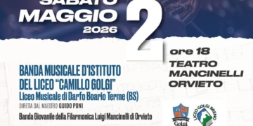 180 anni della Filarmonica Mancinelli, il 2 maggio il concerto della banda dell’istituto Camillo Golgi