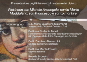 Cerimonia presentazione restauro della pala d’altare attribuita a Pietro Paolo Sensini