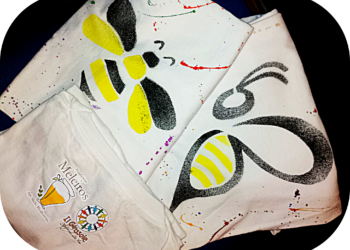 Le api della Fondazione Meleiros ispirano le magliette solidali del progetto “StampaLa” realizzate dai ragazzi de Il Girasole