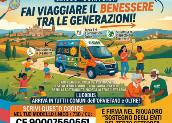 Un ponte tra generazioni: il tuo 5×1000 per far viaggiare il Ludobus in tutto il territorio