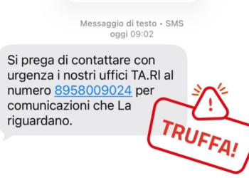 Attenzione ai falsi sms per il pagamento della Tari