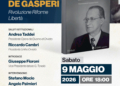 UniTre Orvieto promuove la presentazione del volume di Igino Giordani su Alcide De Gasperi