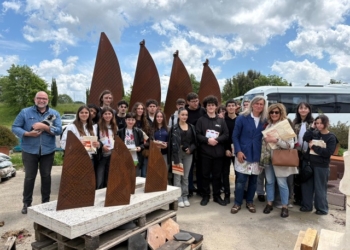 Visita degli studenti del Liceo Artistico di Orvieto alla Bottega del Maestro Conticelli