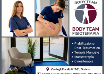Body Team a Orvieto riparte con una nuova gestione, tutti i servizi e le attività del centro
