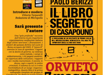 “Il libro segreto di CasaPound”: nell’Atrio del Palazzo dei Sette si presenta il libro di Paolo Berizzi