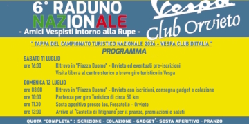 Il rombo delle Vespe torna a Orvieto: al via il 6° Raduno Nazionale
