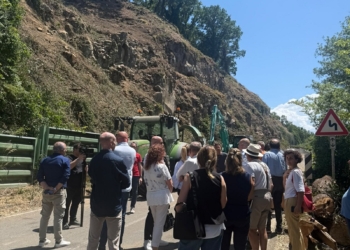 Riapertura della Sp Bagnorese, l’impegno di Bandecchi: “Entro la prima settimana di luglio”