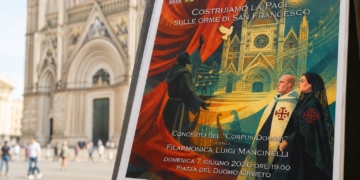 “Costruiamo la Pace”: la Filarmonica Mancinelli protagonista del concerto del Corpus Domini promosso dall’Ordine Equestre del Santo Sepolcro