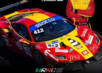 Michele Fattorini alla Trento-Bondone. Prima volta alla guida di una Ferrari 488 EVO