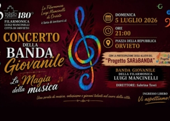 “La magia della musica”, in Piazza della Repubblica il concerto della banda giovanile della Filarmonica “Mancinelli”