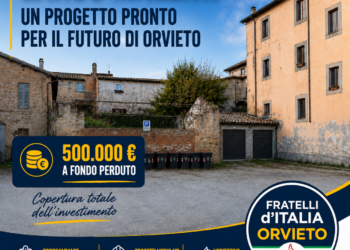 Largo Mazzini, Fdi: “Programmazione, progettazione e risorse per il futuro di Orvieto”