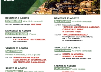 Tutto pronto per l’Agosto Culturale Sanvenanzese: 9 appuntamenti ad ingresso gratuito