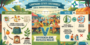 Estate, tempo di sagre e vita all’aperto: l’impegno di Cosp Tecnoservice per un’estate sostenibile