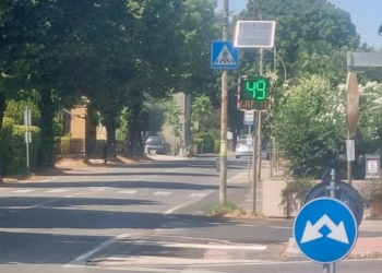 Sicurezza stradale, installato un rilevatore di velocità su via dei Tigli a Ciconia