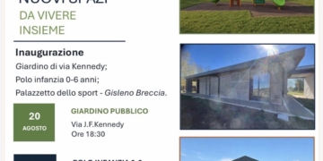 “Nuovi spazi da vivere insieme”: 3 tagli del nastro tra agosto e settembre