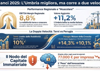 Bilanci 2025, l’Umbria migliora  ma procede a due velocità