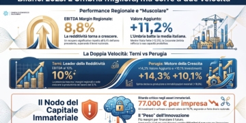 Bilanci 2025, l’Umbria migliora  ma procede a due velocità