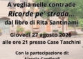 Castel Giorgio, ultimo appuntamento con “A veglia nelle contrade”: serata dedicata ai “Ricorde pe’ strada”