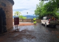 Alberi caduti e allagamenti per un forte nubifragio su Orvieto: il punto sugli interventi