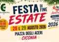 Il 28 e 29 agosto torna in Piazza degli Aceri a Ciconia la Festa di fine estate
