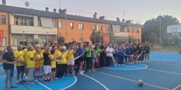 Tagliato il nastro del nuovo campo sportivo polifunzionale di  Ciconia “Don Augusto”