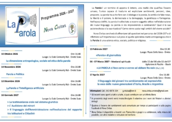 “La Parola”: Nova Civitas presenta il nuovo percorso culturale 2026-2027