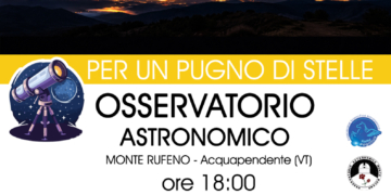 Per un pugno di stelle: una serata di astronomia all’Osservatorio di Monte Rufeno