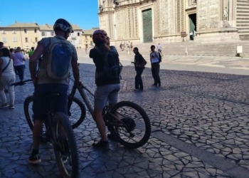 Arrivano i primi cicloturisti grazie alla Ciclovia di Larth