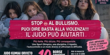“Stop al bullismo”: Judo Kumiai Orvieto mette a disposizione dieci borse sportive da 600 euro