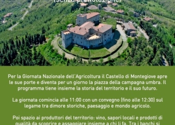 Castello di Montegiove: Arriva la Festa dell’Agricoltura “Coltiviamo la Cultura”