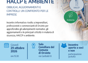 A Orvieto imprese a confronto con gli organi di controllo su Sicurezza, HACCP e Ambiente