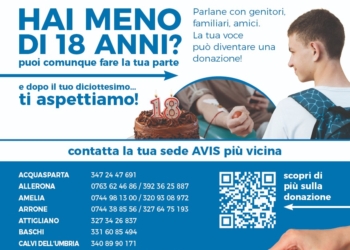 AVIS Provinciale Terni porta il valore del dono nelle scuole. Il futuro parte dai giovani