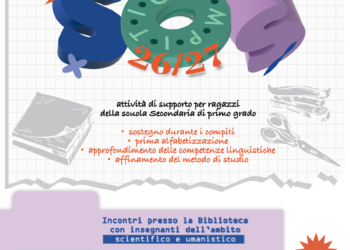 Riparte “SOS Compiti”, un aiuto concreto agli studenti