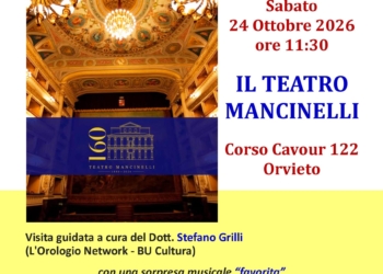 Al Teatro Mancinelli, con l’UniTre per “I Tesori dell’Urbe”