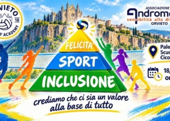 Orvieto Volley Academy, sport e inclusione con l’Associazione Andromeda